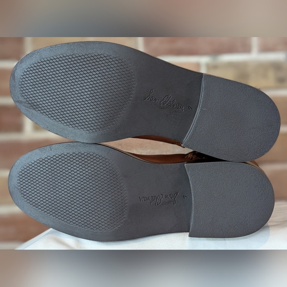 NWOB Sam Edelman Woman's Mable Rich Cognac Knee High Tall Boot Size 7 - Picture 8 of 9